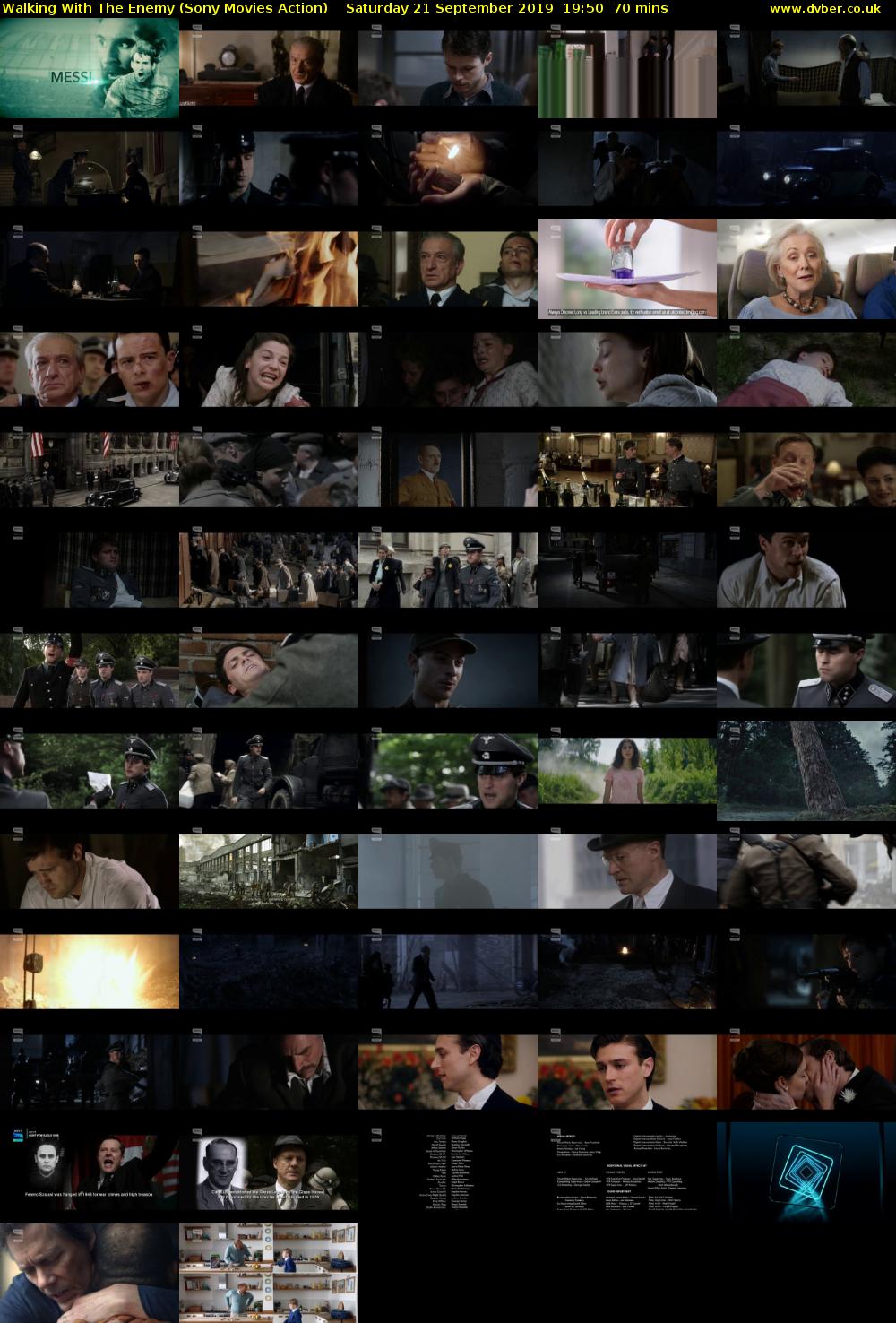 Walking With The Enemy (Sony Movies Action) Saturday 21 September 2019 19:50 - 21:00