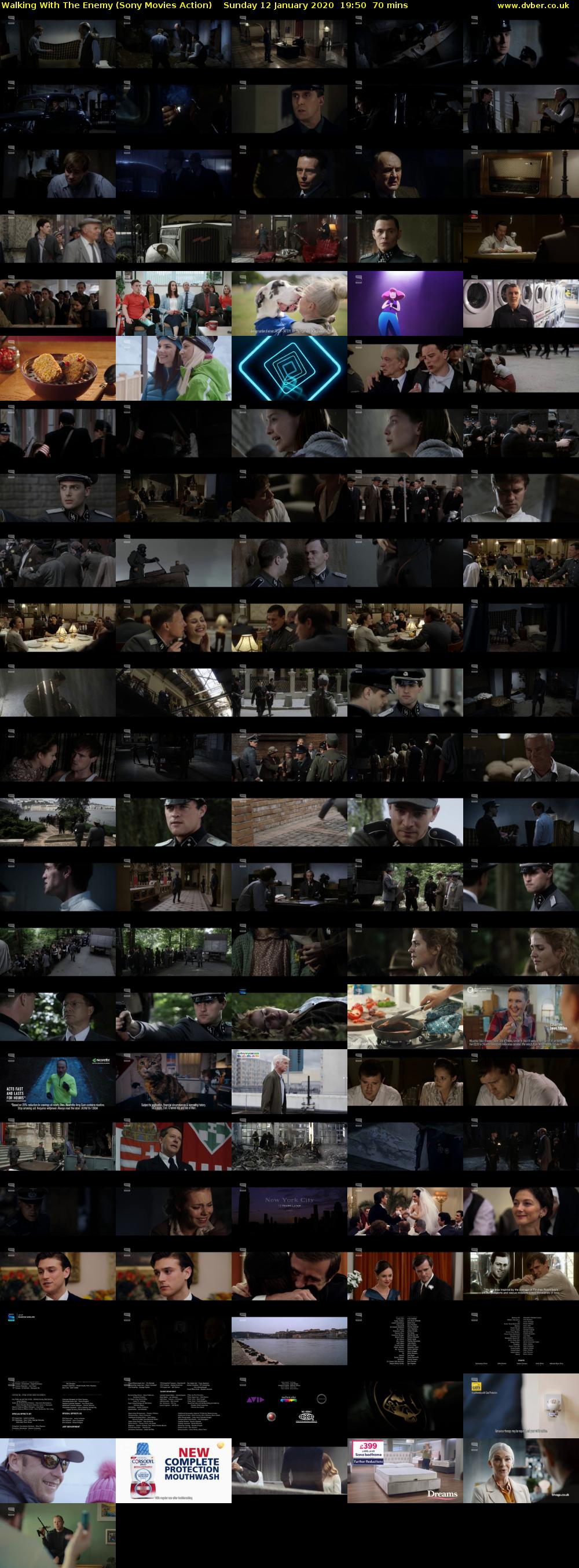 Walking With The Enemy (Sony Movies Action) Sunday 12 January 2020 19:50 - 21:00