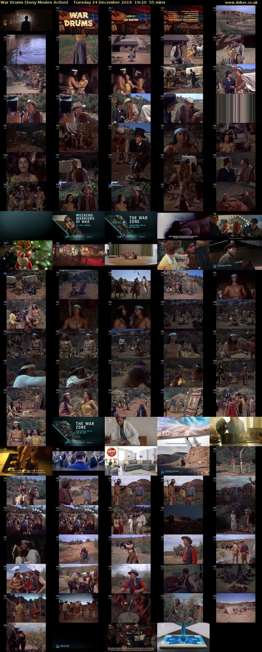 War Drums (Sony Movies Action) Tuesday 24 December 2019 19:20 - 20:15