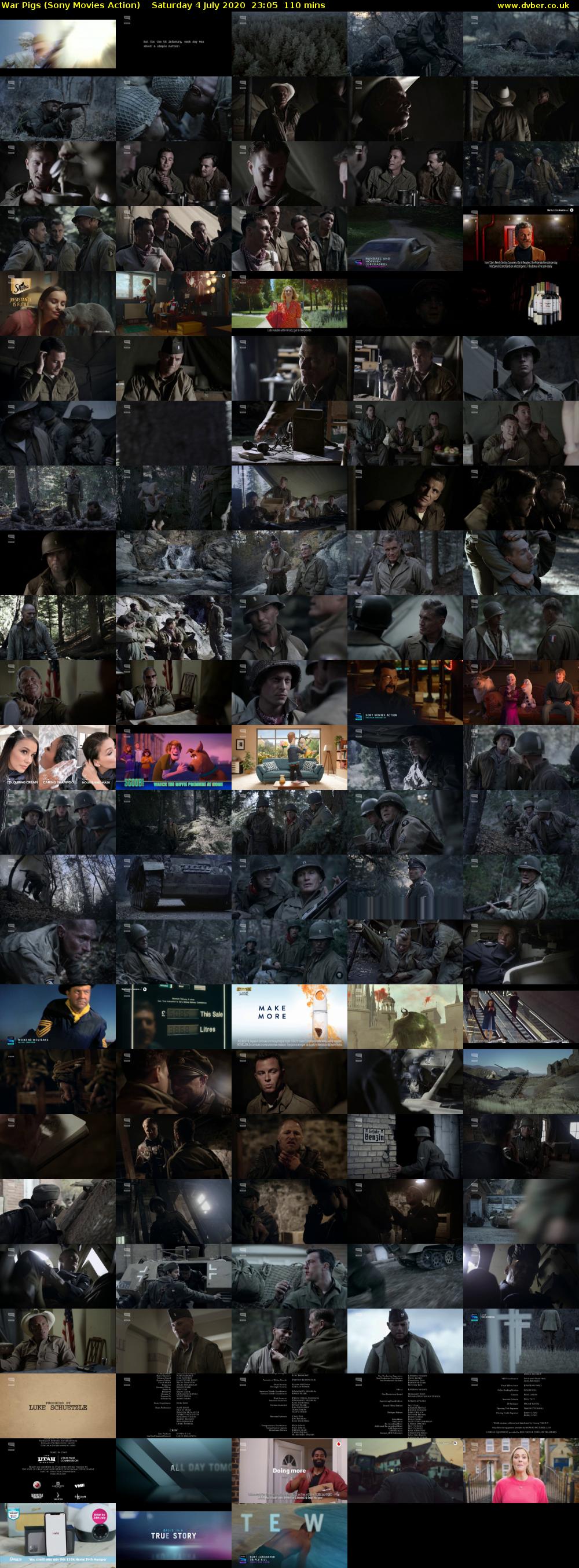 War Pigs (Sony Movies Action) Saturday 4 July 2020 23:05 - 00:55