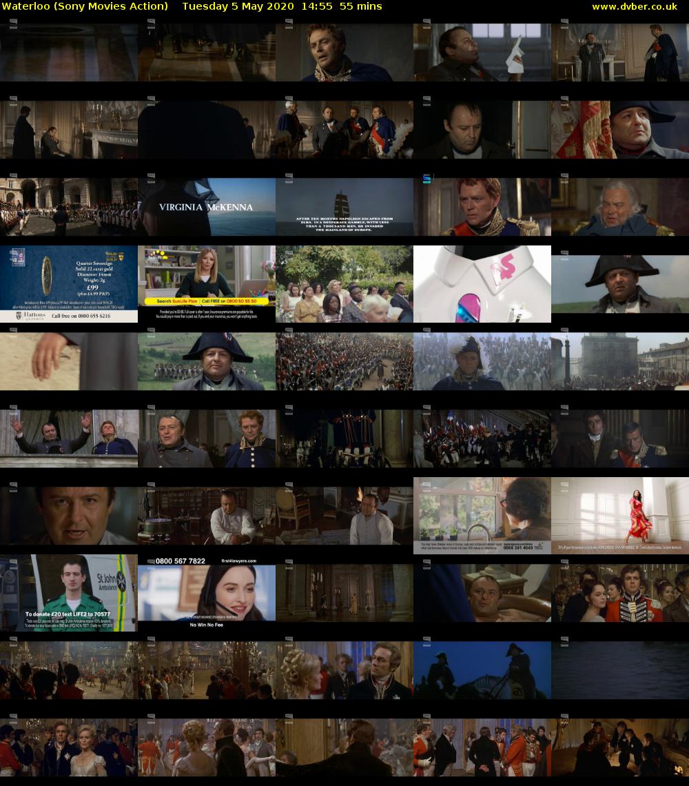 Waterloo (Sony Movies Action) Tuesday 5 May 2020 14:55 - 15:50