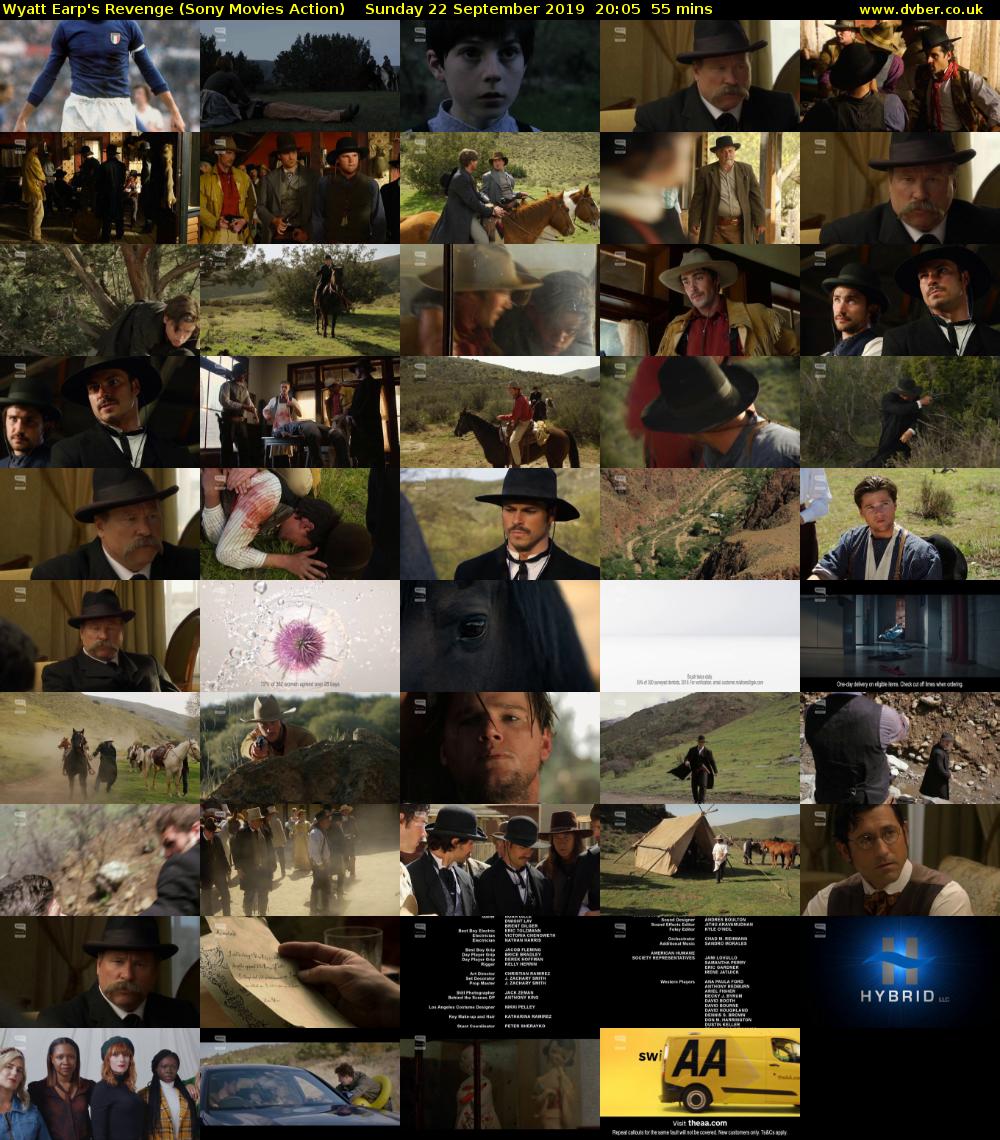 Wyatt Earp's Revenge (Sony Movies Action) Sunday 22 September 2019 20:05 - 21:00