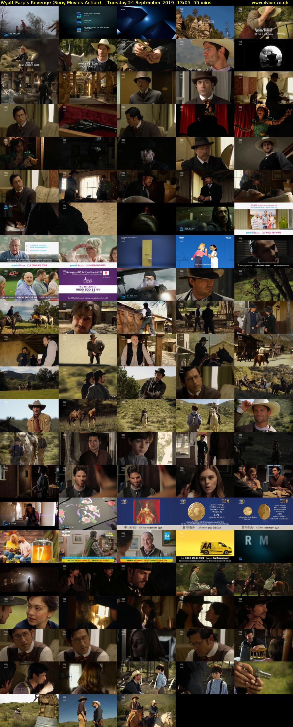 Wyatt Earp's Revenge (Sony Movies Action) Tuesday 24 September 2019 13:05 - 14:00