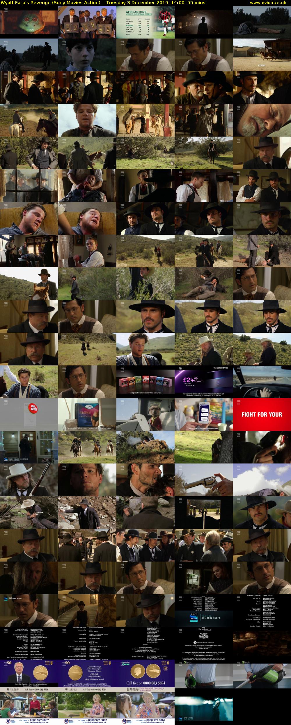 Wyatt Earp's Revenge (Sony Movies Action) Tuesday 3 December 2019 14:00 - 14:55