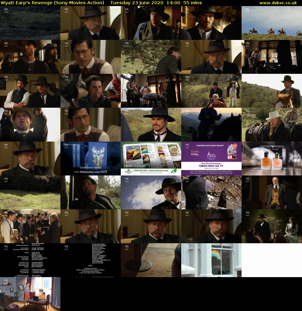 Wyatt Earp's Revenge (Sony Movies Action) Tuesday 23 June 2020 14:00 - 14:55