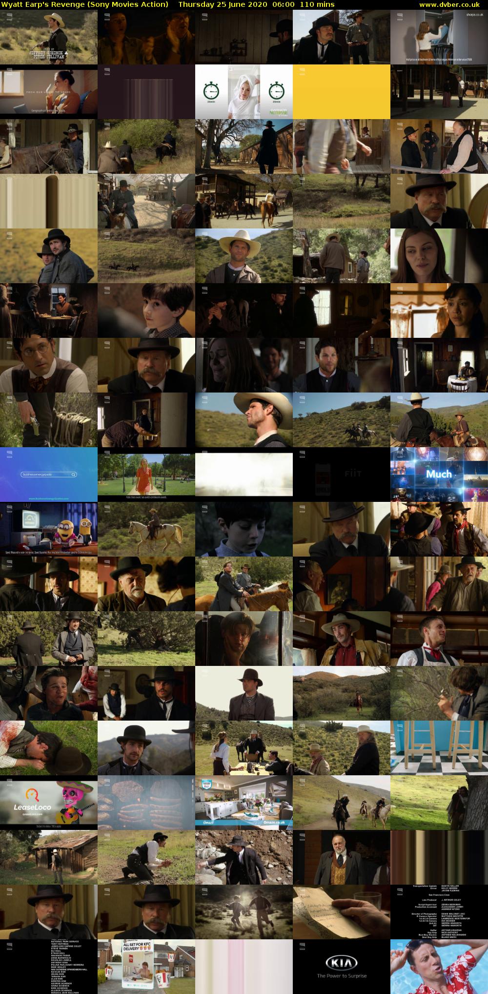 Wyatt Earp's Revenge (Sony Movies Action) Thursday 25 June 2020 06:00 - 07:50