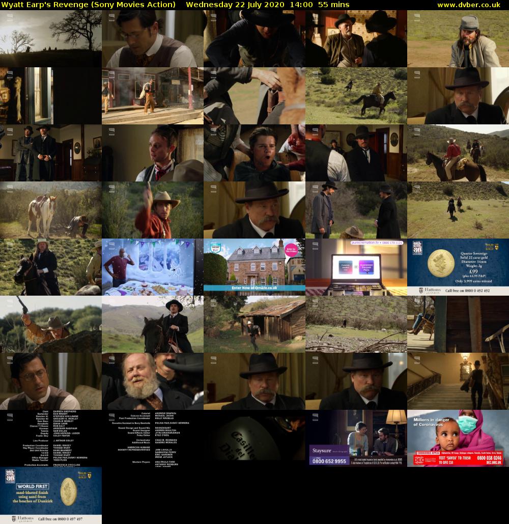 Wyatt Earp's Revenge (Sony Movies Action) Wednesday 22 July 2020 14:00 - 14:55
