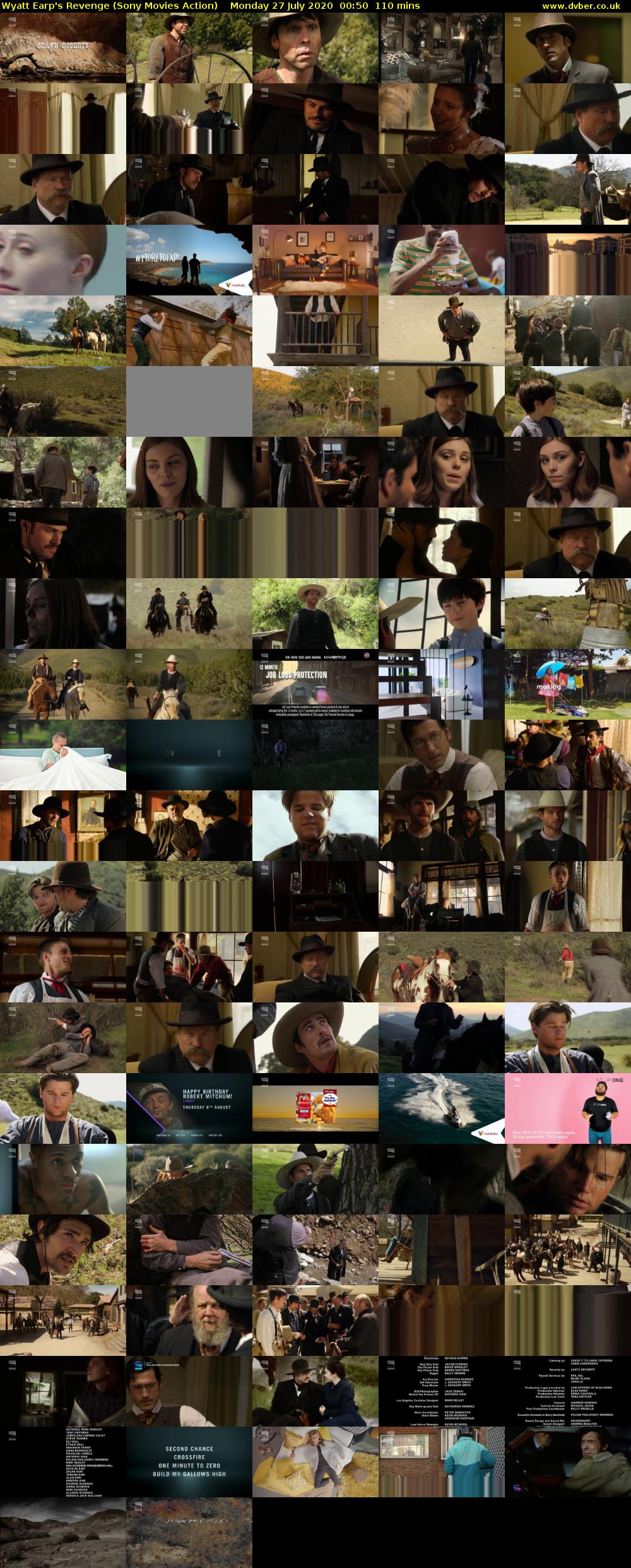 Wyatt Earp's Revenge (Sony Movies Action) Monday 27 July 2020 00:50 - 02:40