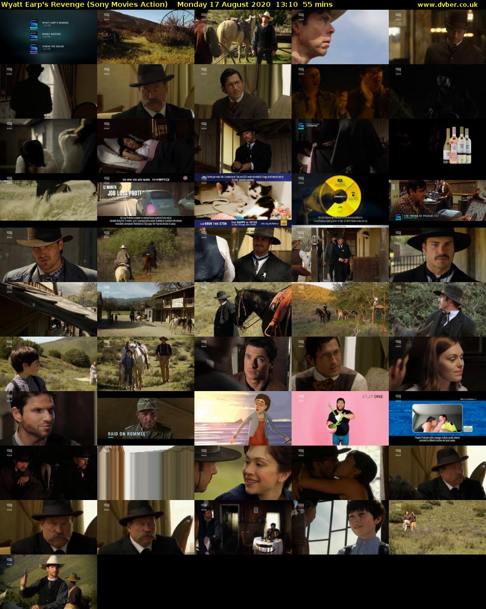 Wyatt Earp's Revenge (Sony Movies Action) Monday 17 August 2020 13:10 - 14:05