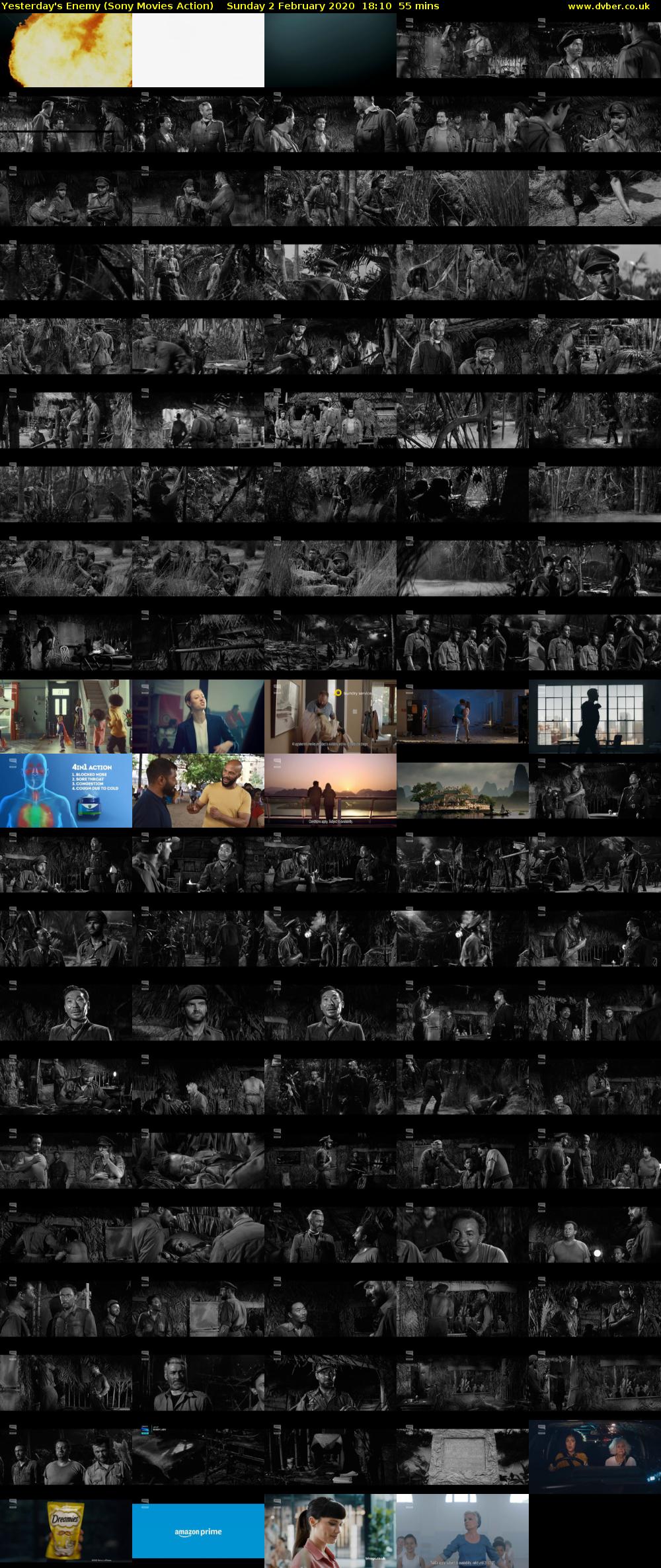 Yesterday's Enemy (Sony Movies Action) Sunday 2 February 2020 18:10 - 19:05