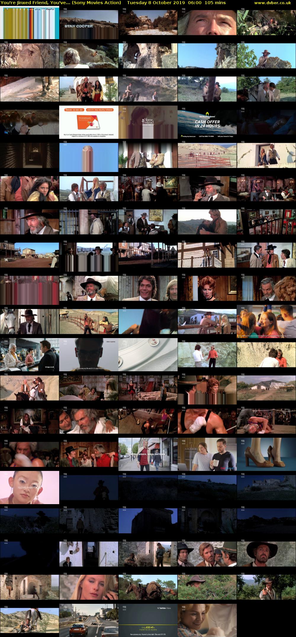 You're Jinxed Friend, You've... (Sony Movies Action) Tuesday 8 October 2019 06:00 - 07:45