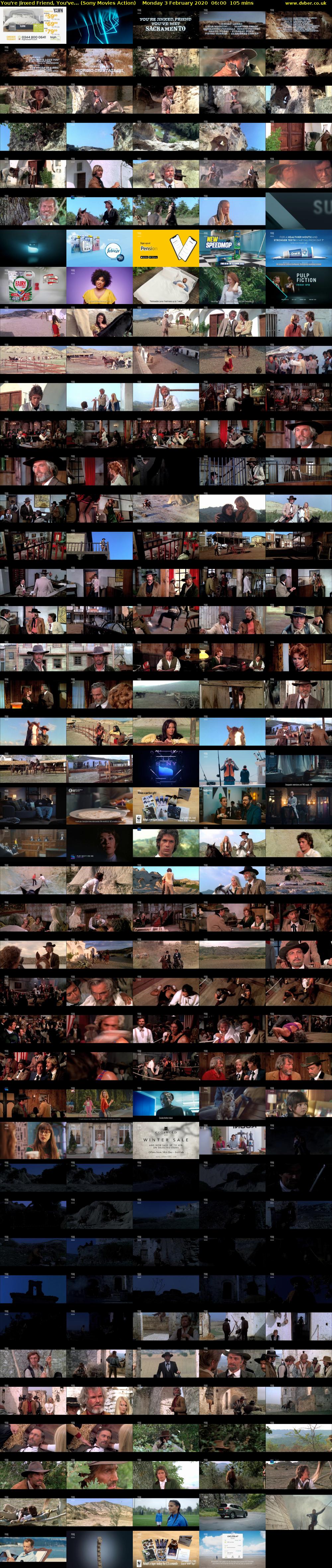 You're Jinxed Friend, You've... (Sony Movies Action) Monday 3 February 2020 06:00 - 07:45