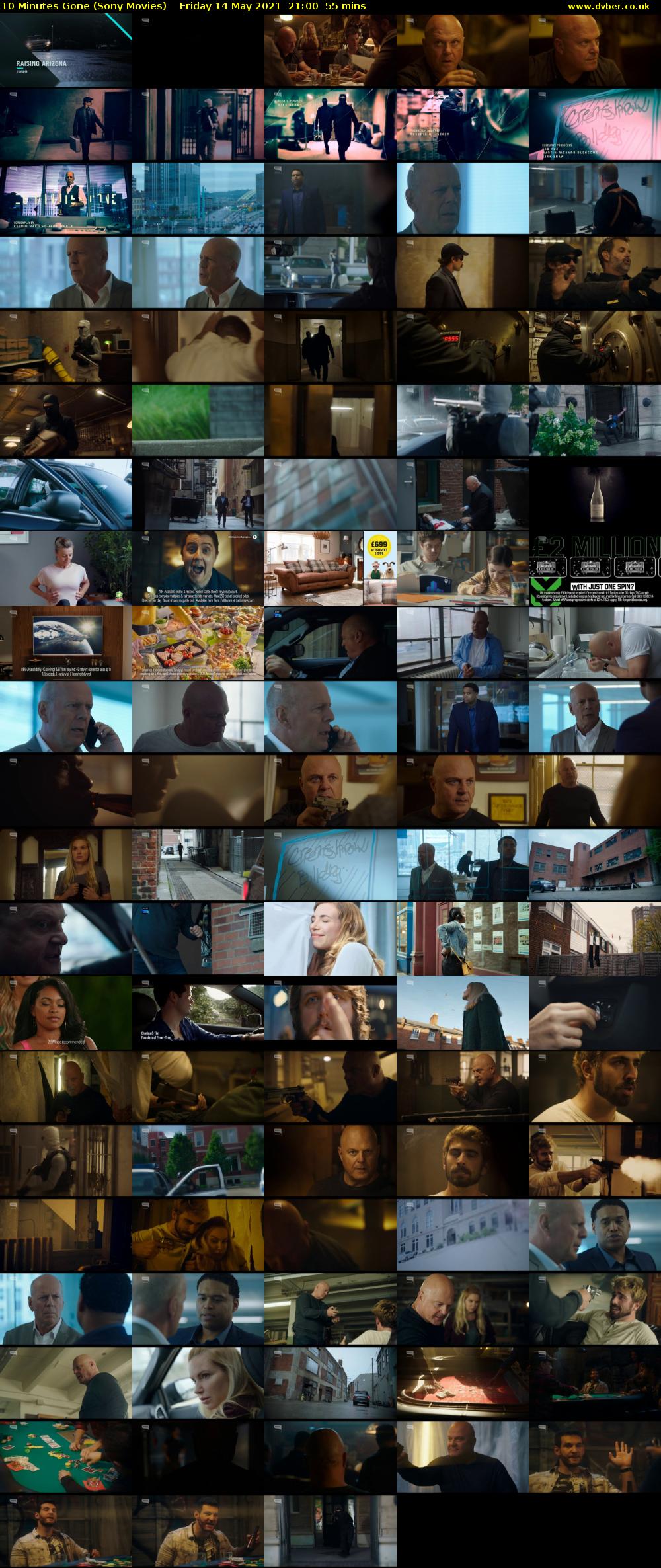 10 Minutes Gone (Sony Movies) Friday 14 May 2021 21:00 - 21:55
