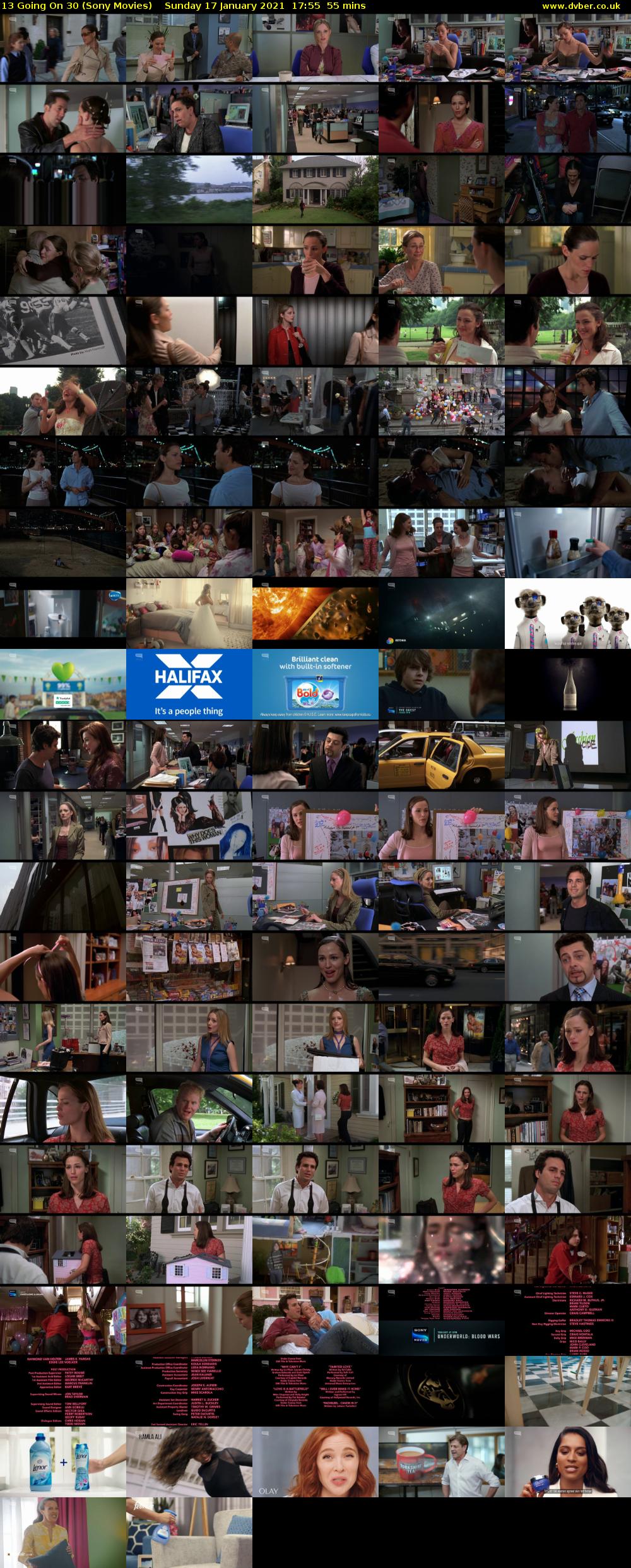 13 Going On 30 (Sony Movies) Sunday 17 January 2021 17:55 - 18:50