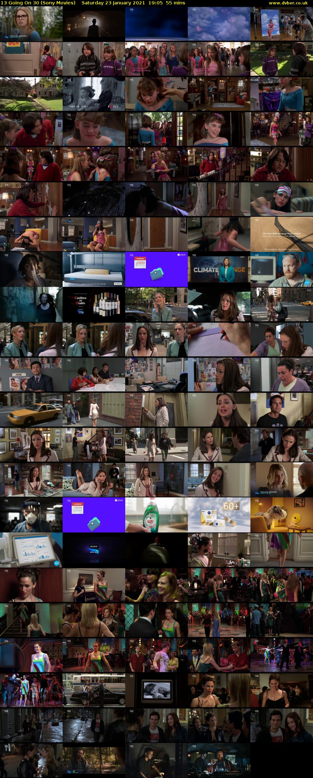 13 Going On 30 (Sony Movies) Saturday 23 January 2021 19:05 - 20:00
