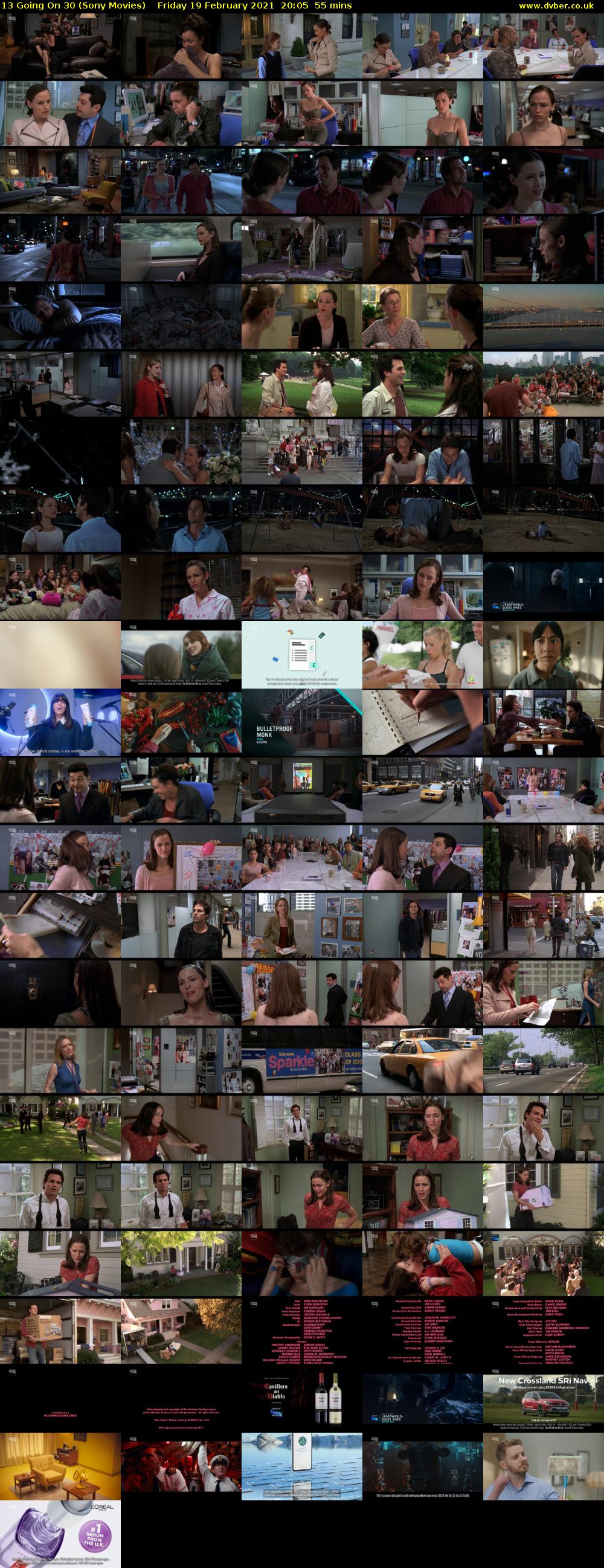 13 Going On 30 (Sony Movies) Friday 19 February 2021 20:05 - 21:00