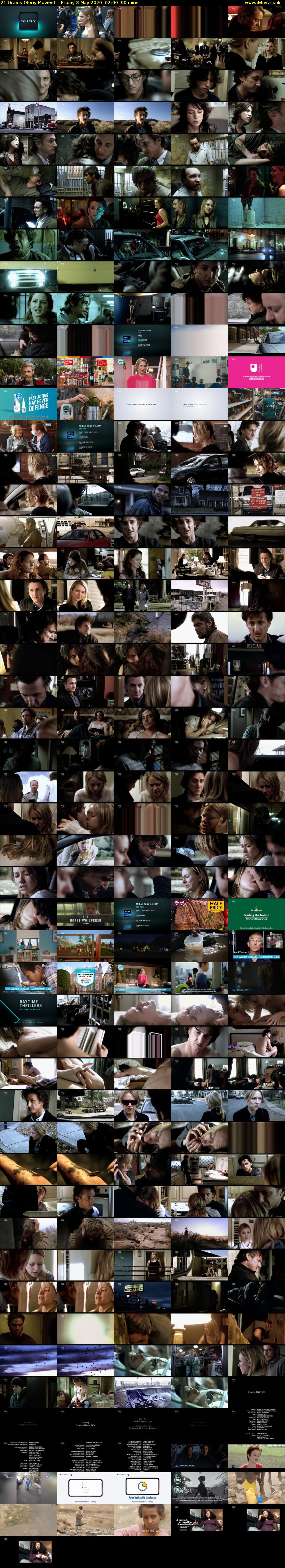 21 Grams (Sony Movies) Friday 8 May 2020 02:00 - 03:30
