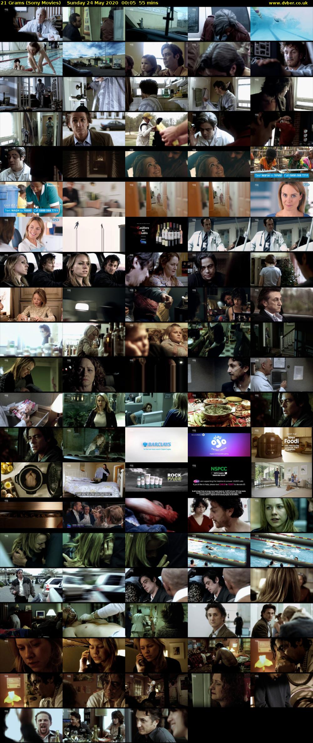 21 Grams (Sony Movies) Sunday 24 May 2020 00:05 - 01:00
