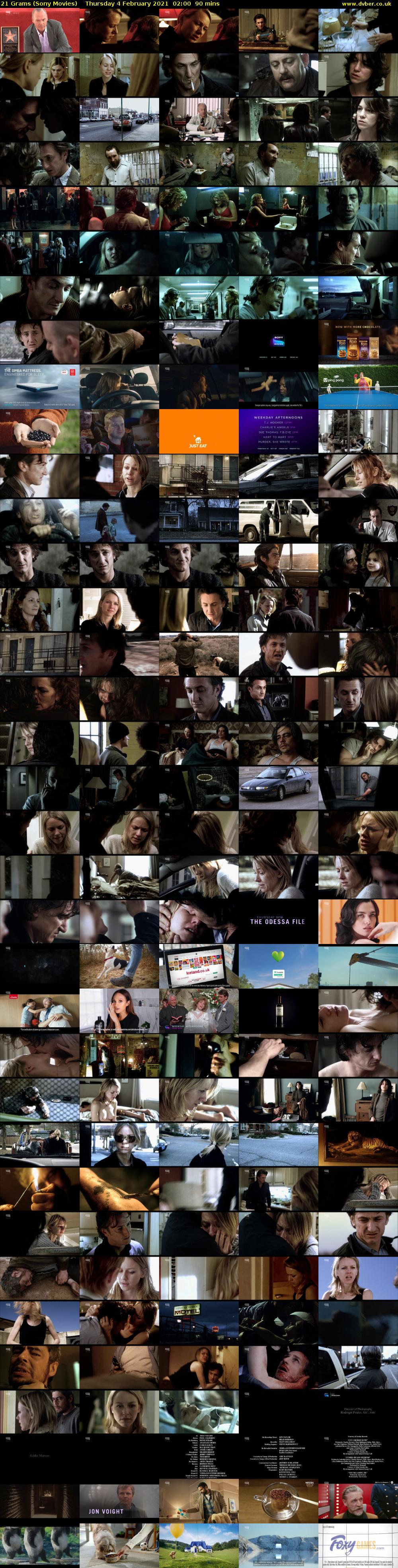 21 Grams (Sony Movies) Thursday 4 February 2021 02:00 - 03:30