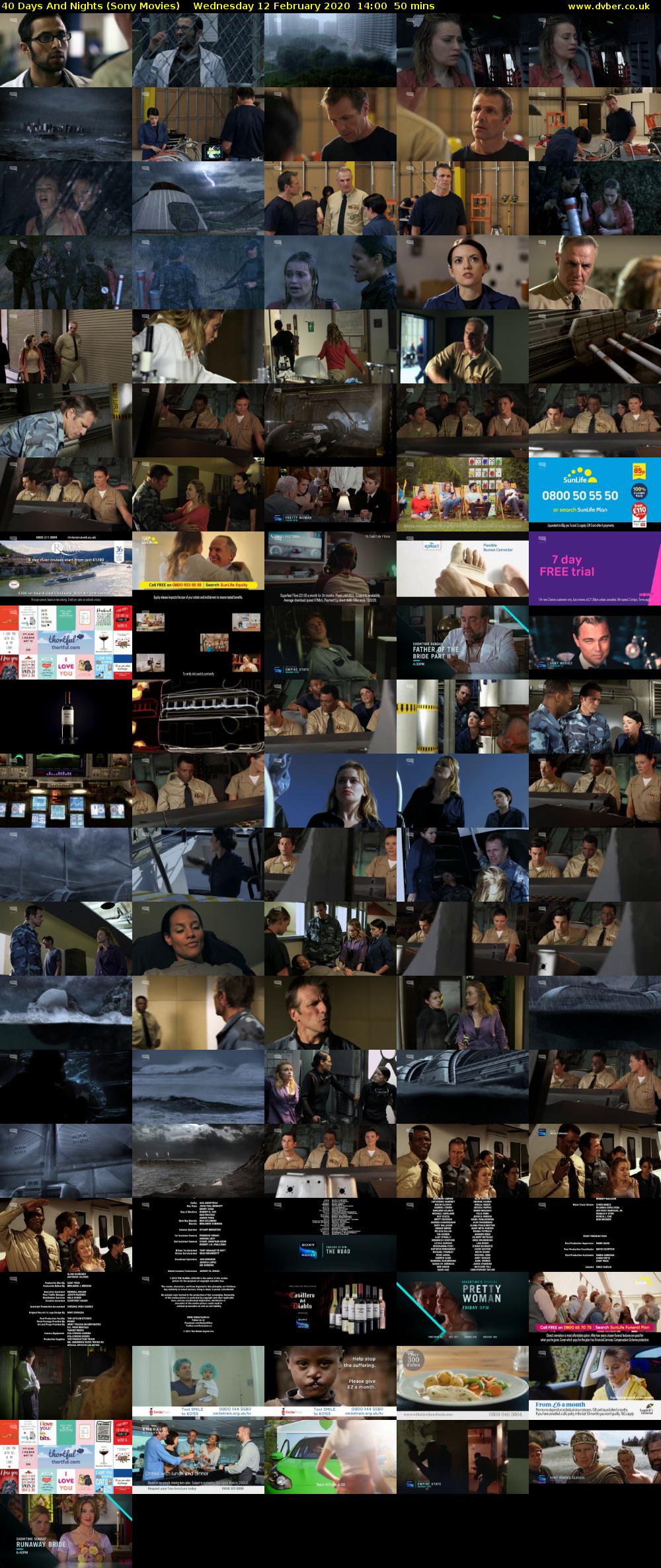 40 Days And Nights (Sony Movies) Wednesday 12 February 2020 14:00 - 14:50