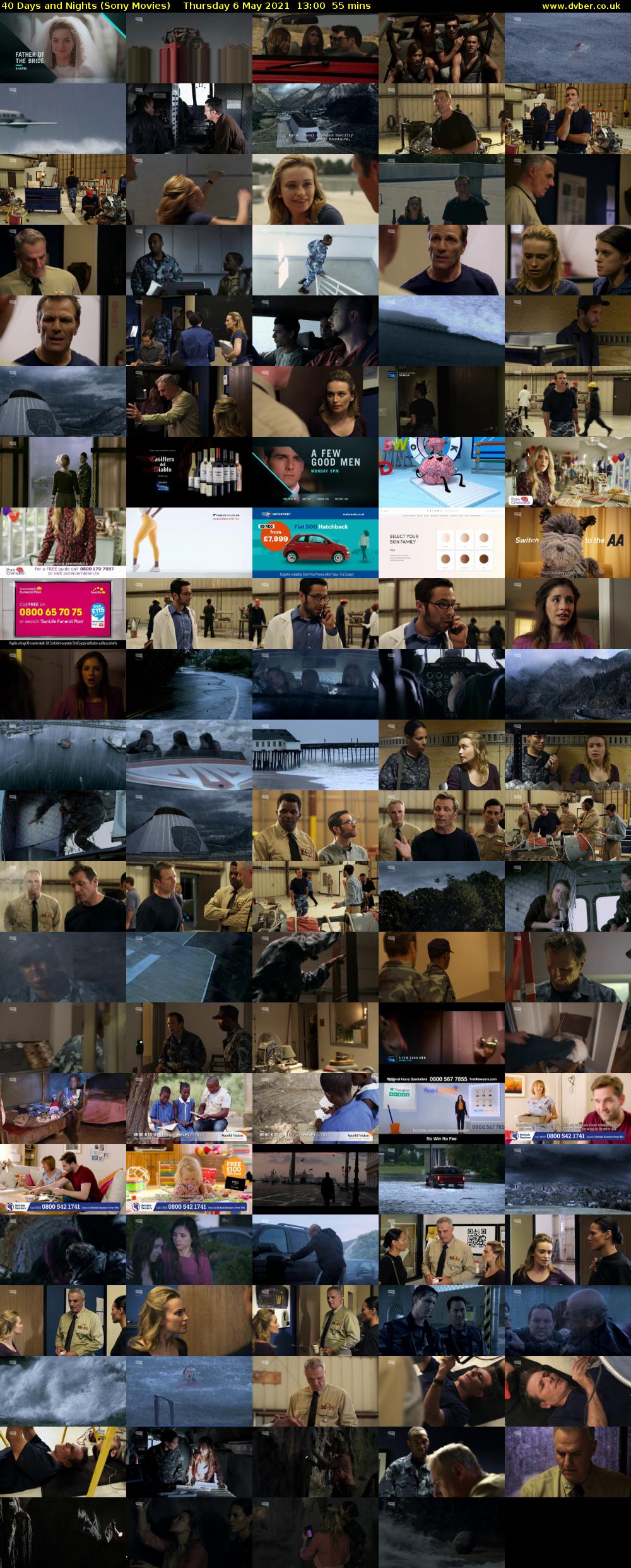 40 Days And Nights (Sony Movies) Thursday 6 May 2021 13:00 - 13:55