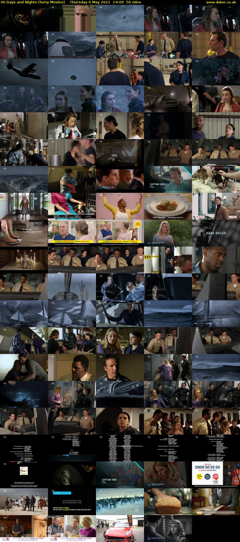 40 Days And Nights (Sony Movies) Thursday 6 May 2021 14:00 - 14:50