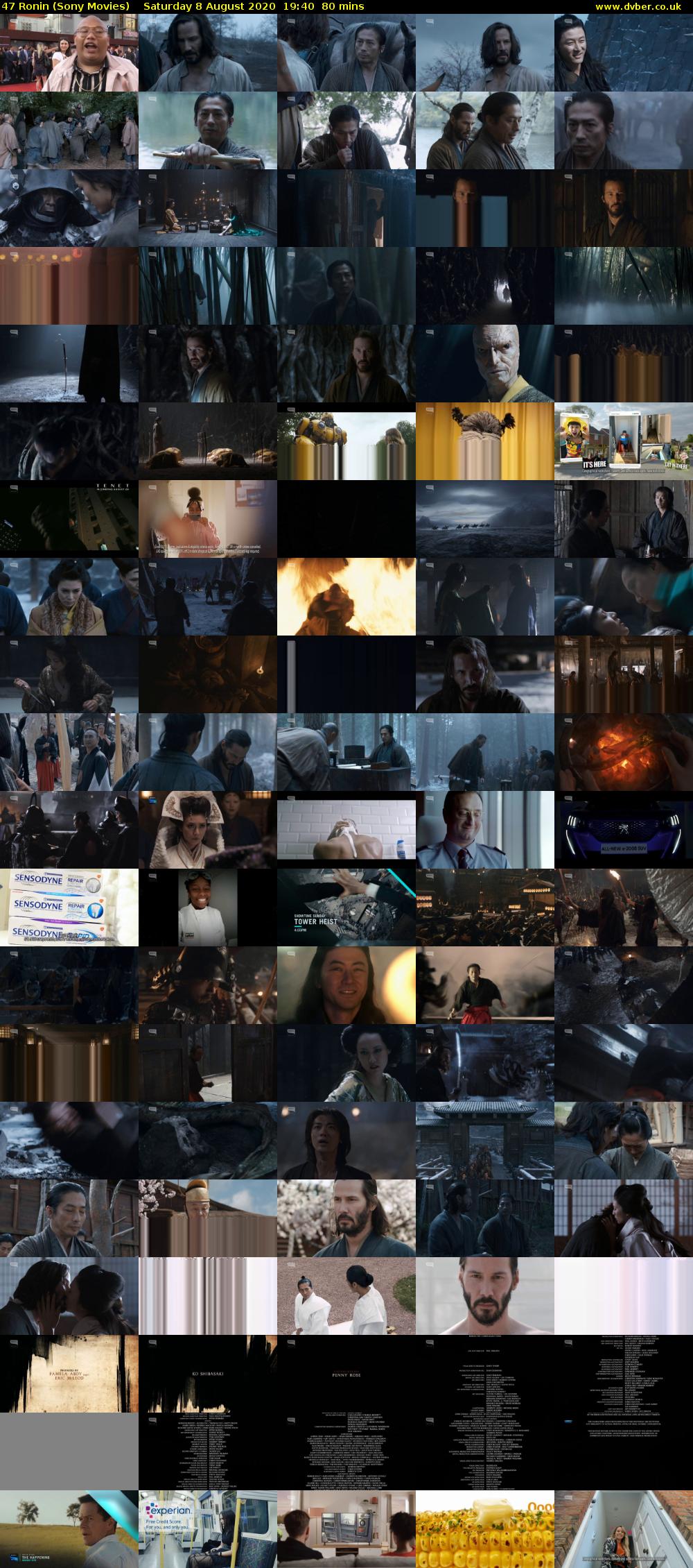 47 Ronin (Sony Movies) Saturday 8 August 2020 19:40 - 21:00