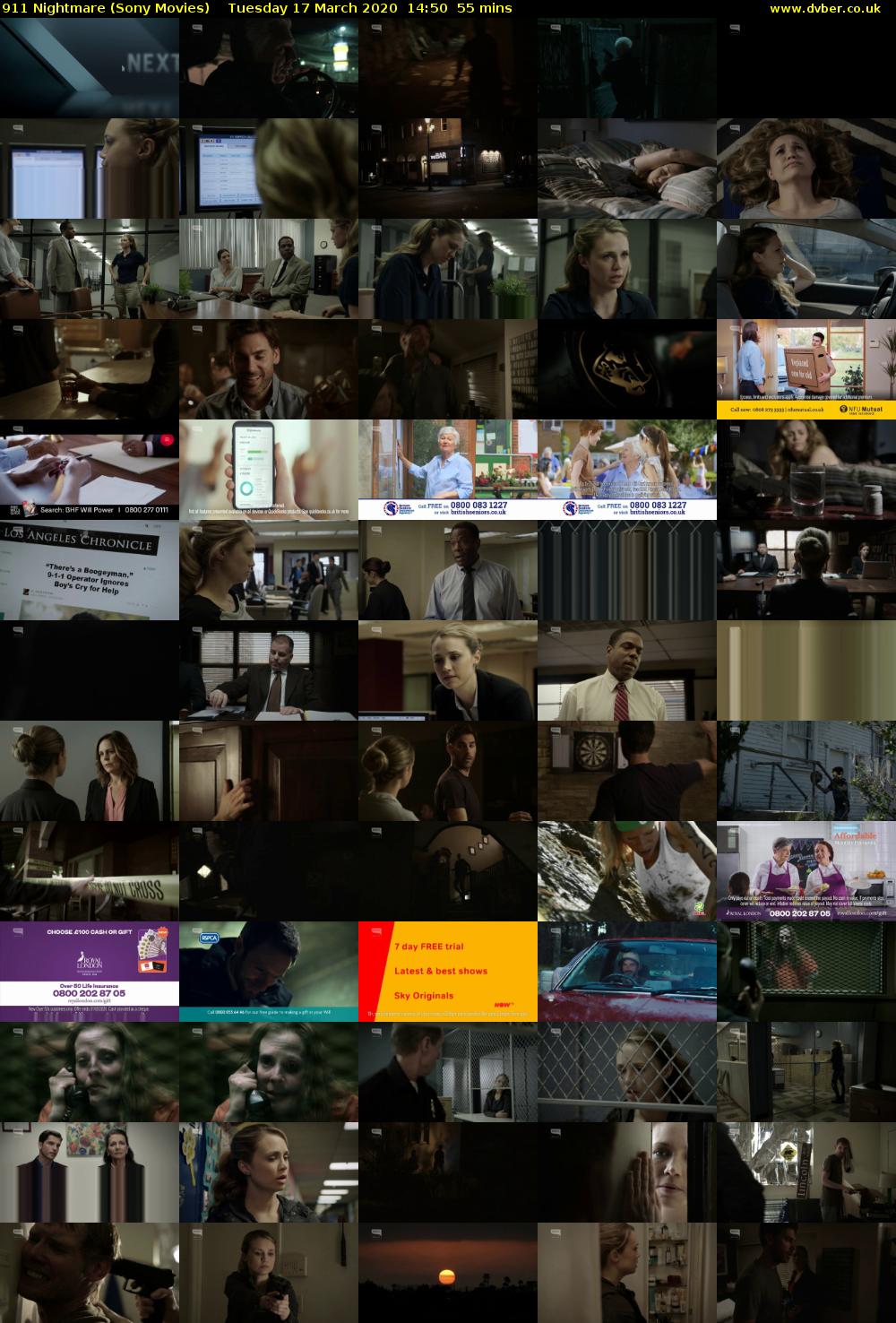 911 Nightmare (Sony Movies) Tuesday 17 March 2020 14:50 - 15:45