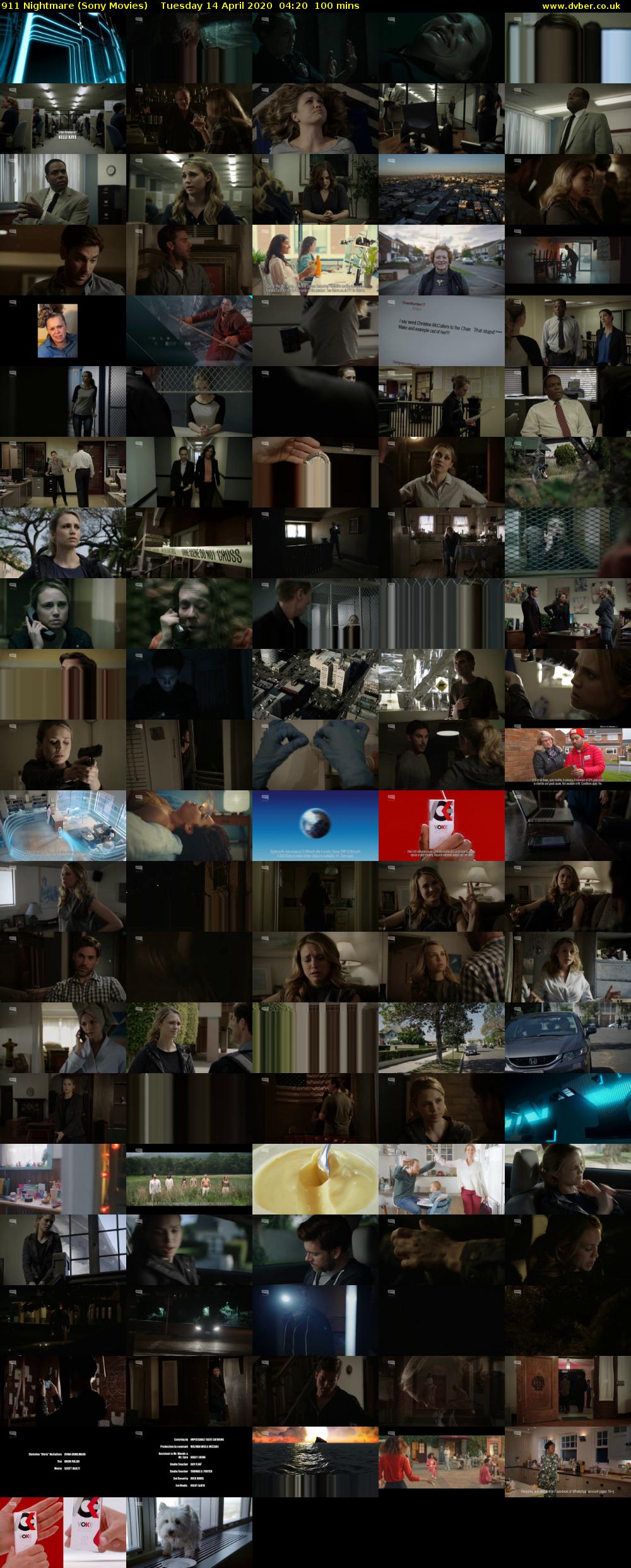 911 Nightmare (Sony Movies) Tuesday 14 April 2020 04:20 - 06:00