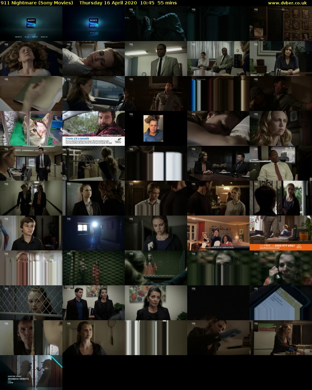 911 Nightmare (Sony Movies) Thursday 16 April 2020 10:45 - 11:40