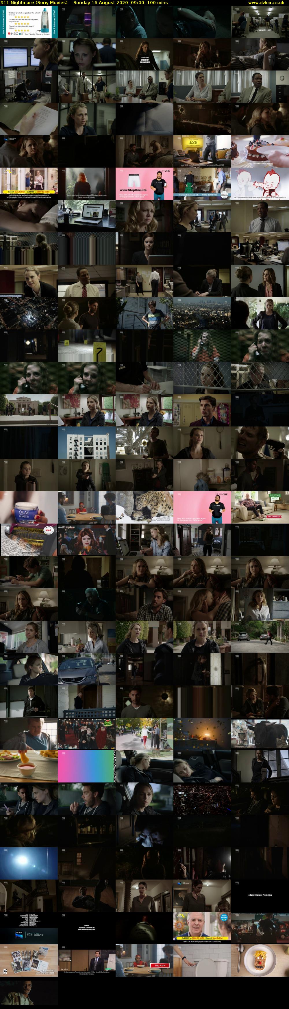 911 Nightmare (Sony Movies) Sunday 16 August 2020 09:00 - 10:40