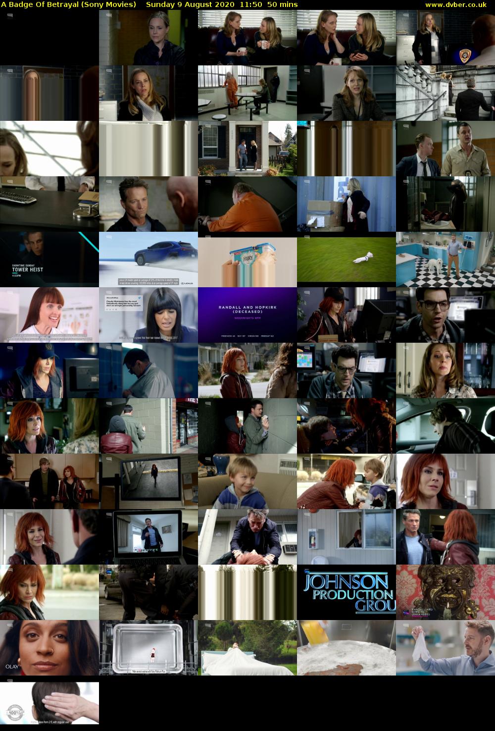 A Badge of Betrayal (Sony Movies) Sunday 9 August 2020 11:50 - 12:40