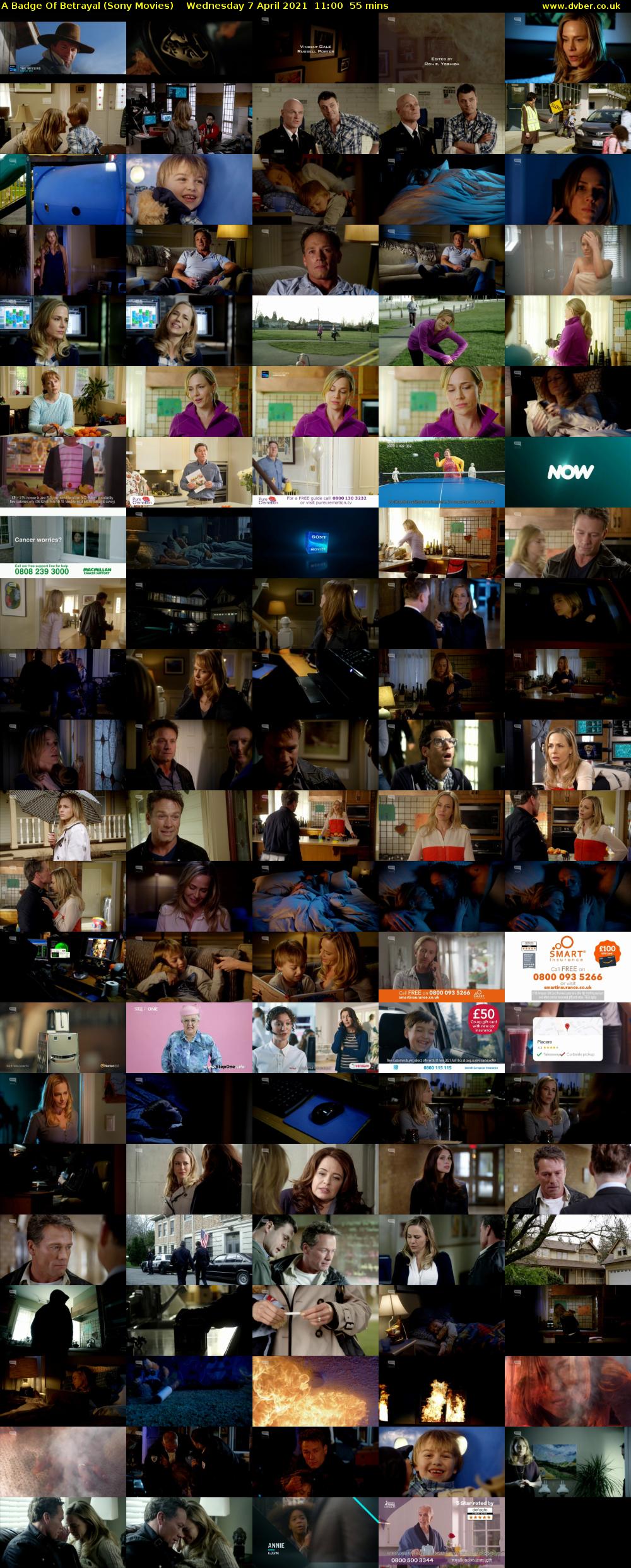 A Badge of Betrayal (Sony Movies) Wednesday 7 April 2021 11:00 - 11:55