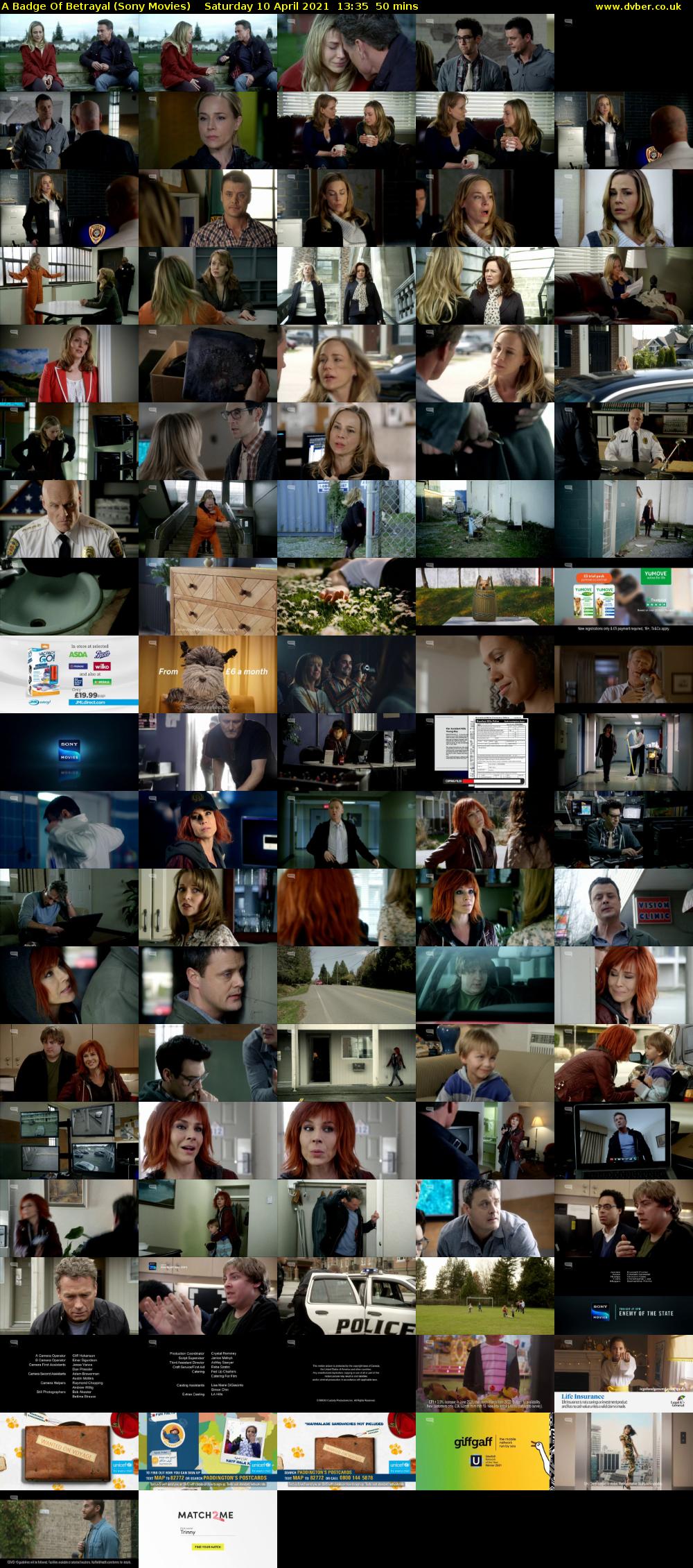A Badge of Betrayal (Sony Movies) Saturday 10 April 2021 13:35 - 14:25