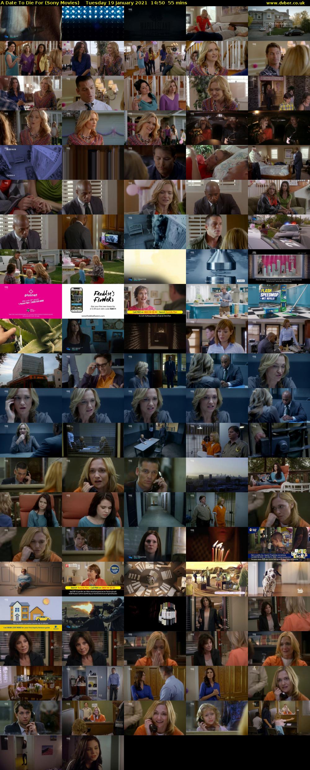 A Date To Die For (Sony Movies) Tuesday 19 January 2021 14:50 - 15:45