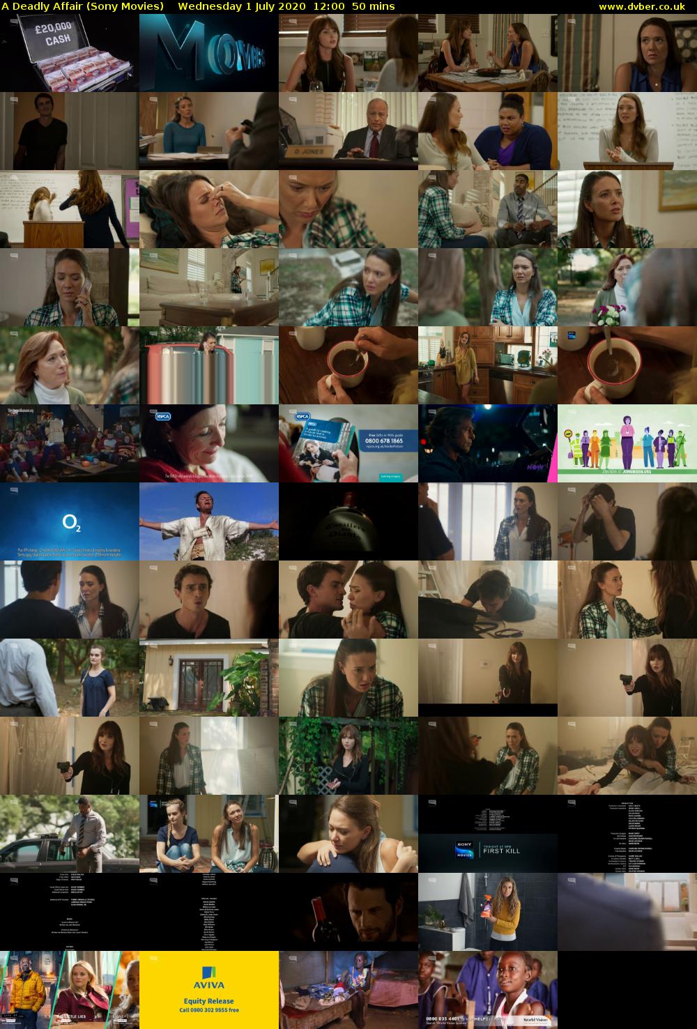 A Deadly Affair (Sony Movies) Wednesday 1 July 2020 12:00 - 12:50