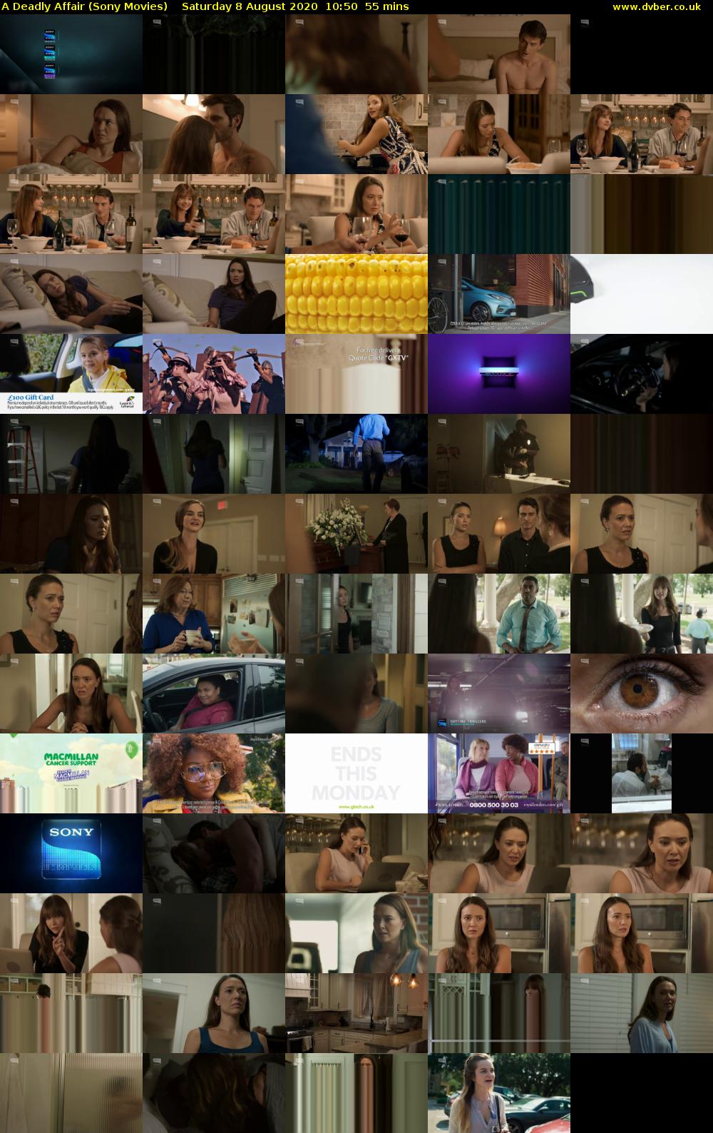 A Deadly Affair (Sony Movies) Saturday 8 August 2020 10:50 - 11:45