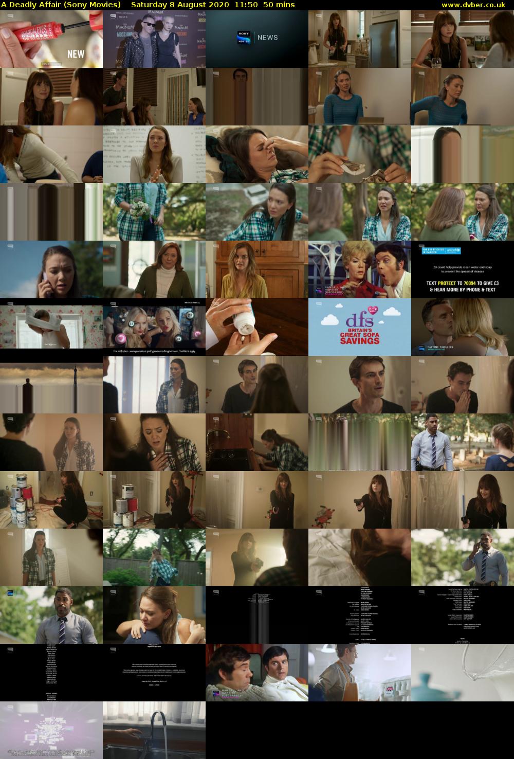 A Deadly Affair (Sony Movies) Saturday 8 August 2020 11:50 - 12:40