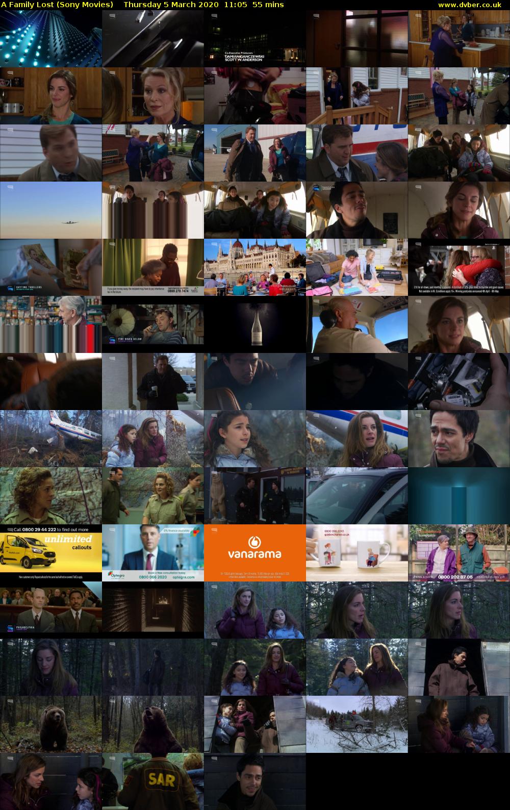 A Family Lost (Sony Movies) Thursday 5 March 2020 11:05 - 12:00