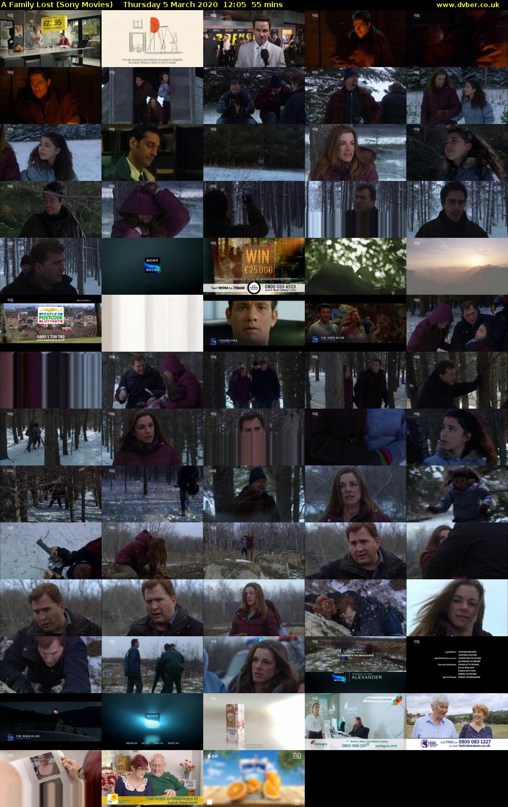 A Family Lost (Sony Movies) Thursday 5 March 2020 12:05 - 13:00