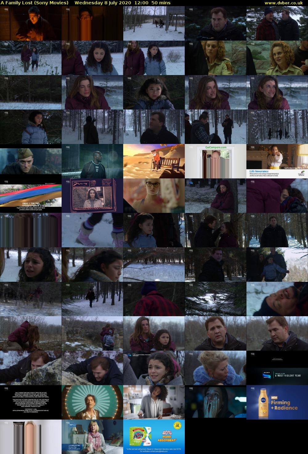 A Family Lost (Sony Movies) Wednesday 8 July 2020 12:00 - 12:50