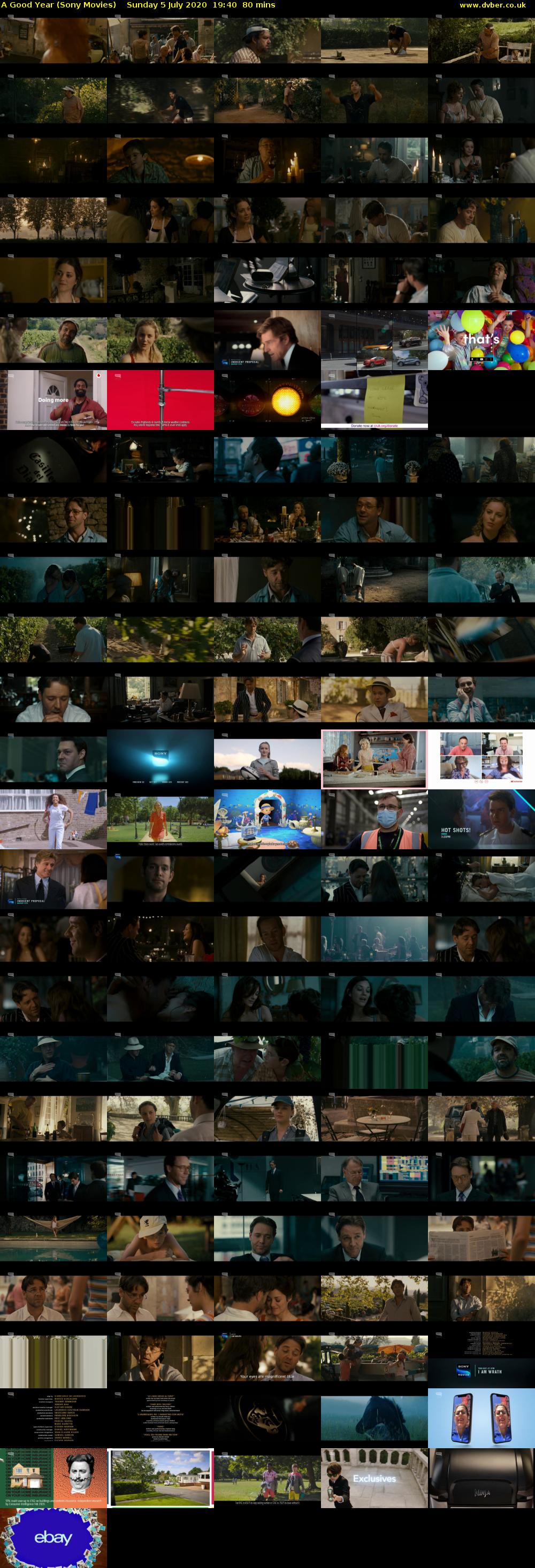 A Good Year (Sony Movies) Sunday 5 July 2020 19:40 - 21:00