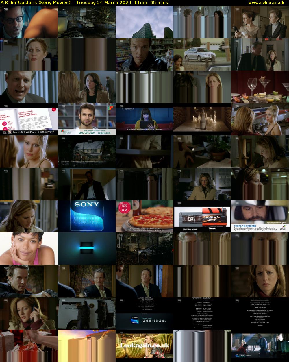 A Killer Upstairs (Sony Movies) Tuesday 24 March 2020 11:55 - 13:00