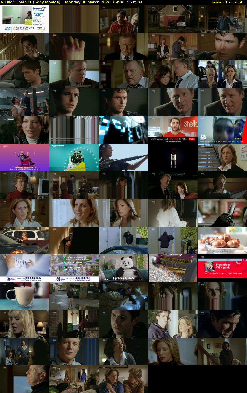 A Killer Upstairs (Sony Movies) Monday 30 March 2020 09:00 - 09:55
