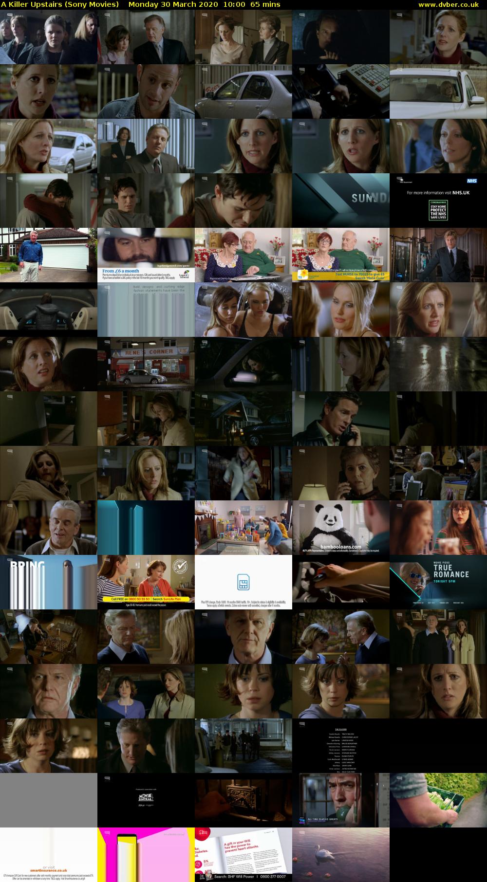 A Killer Upstairs (Sony Movies) Monday 30 March 2020 10:00 - 11:05