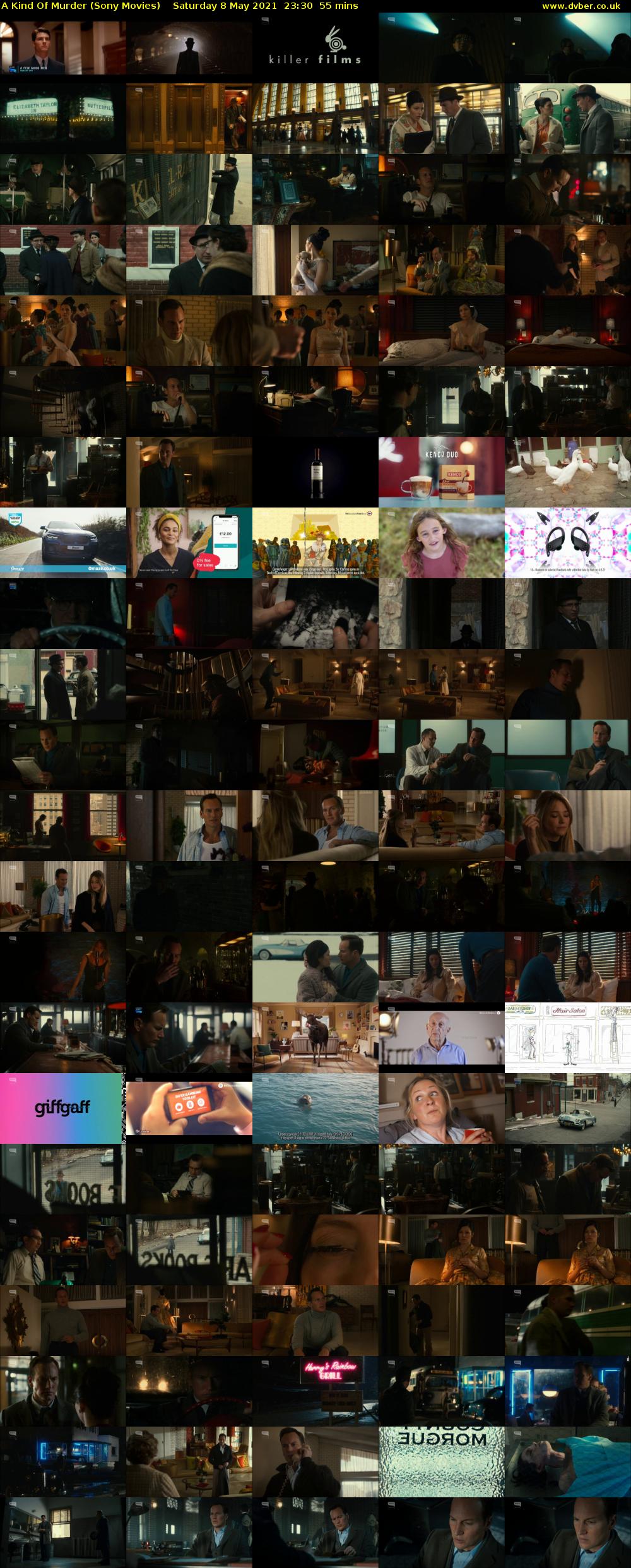 A Kind Of Murder (Sony Movies) Saturday 8 May 2021 23:30 - 00:25