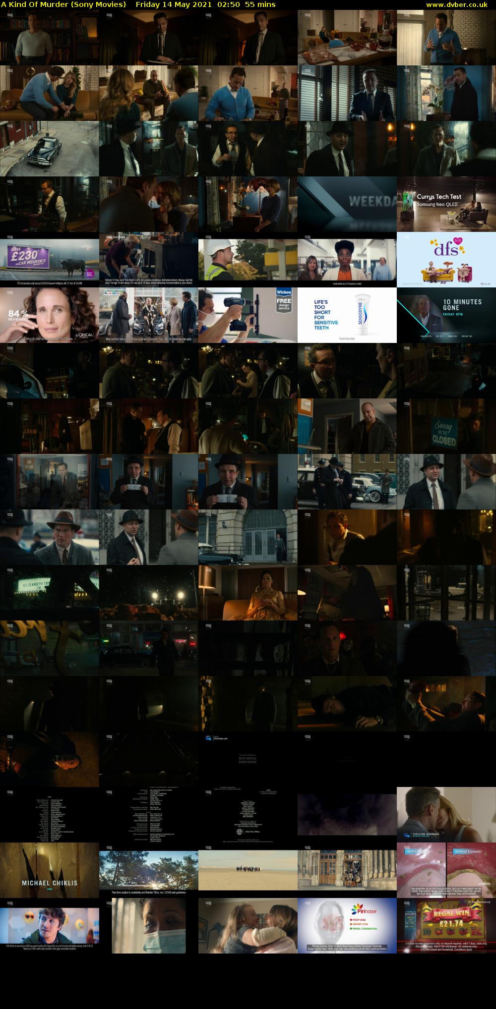A Kind Of Murder (Sony Movies) Friday 14 May 2021 02:50 - 03:45