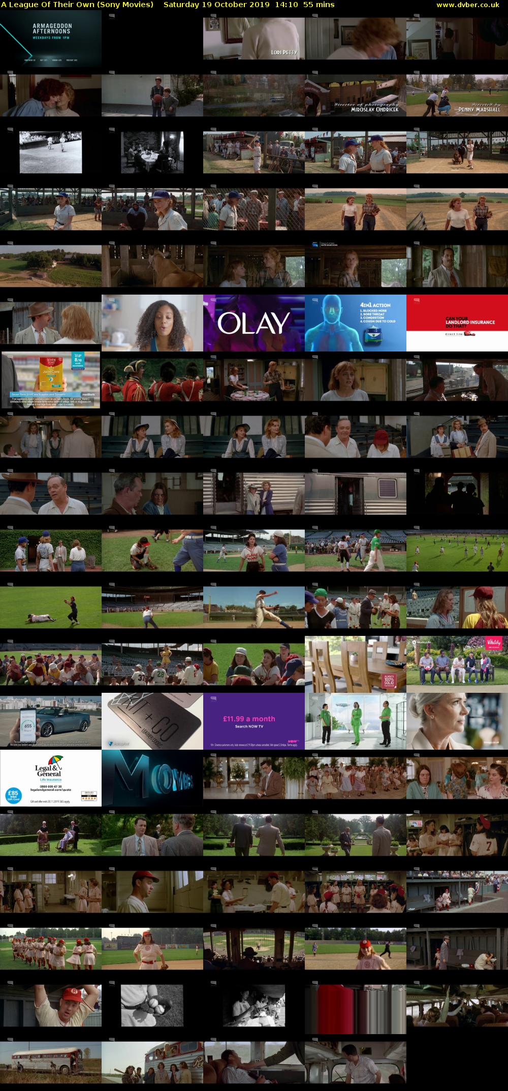 A League Of Their Own (Sony Movies) Saturday 19 October 2019 14:10 - 15:05