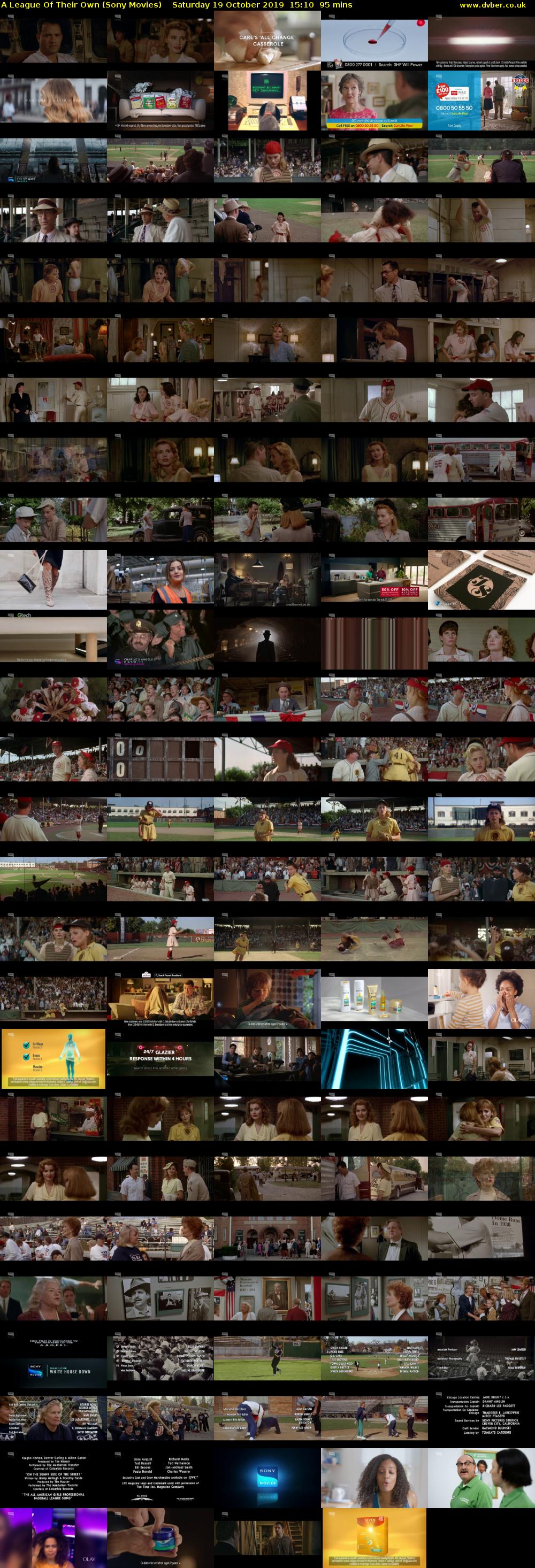 A League Of Their Own (Sony Movies) Saturday 19 October 2019 15:10 - 16:45