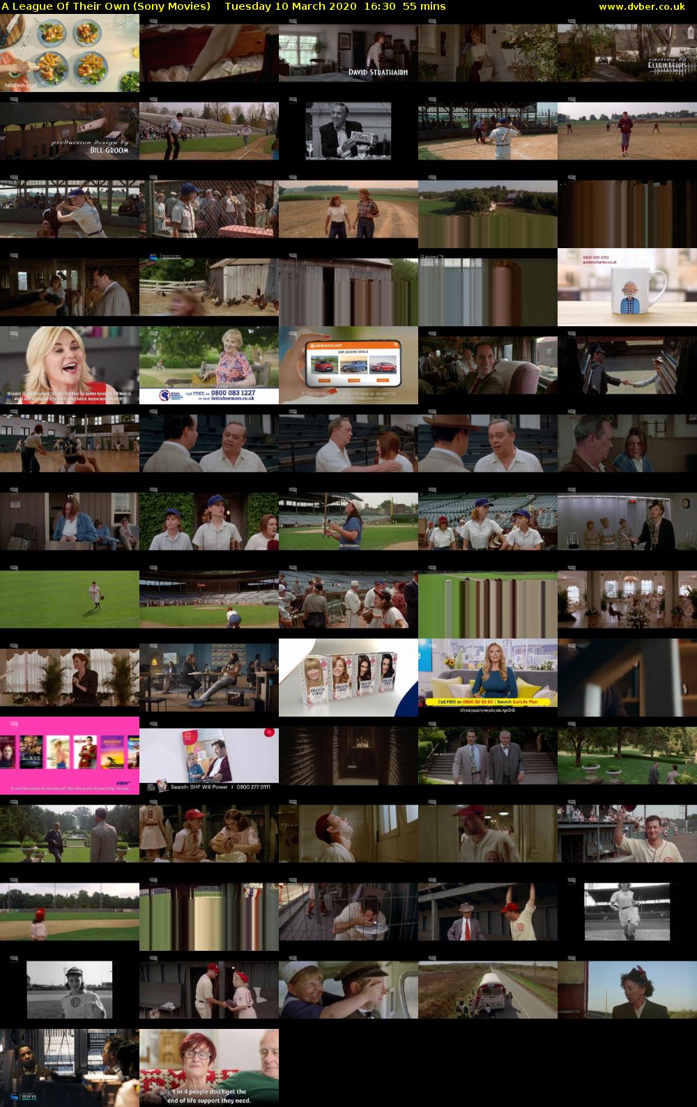A League Of Their Own (Sony Movies) Tuesday 10 March 2020 16:30 - 17:25
